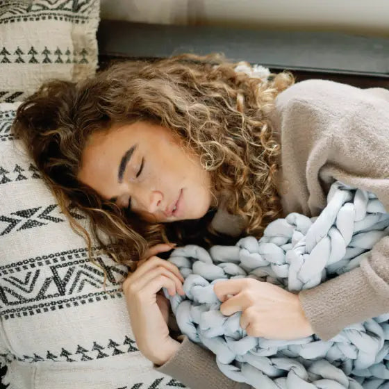 Snuggle Up The Benefits of Using a Weighted Blanket