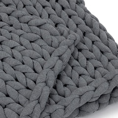 Nuzzie folded blanket corner #Color_Heather-Grey