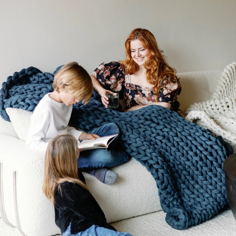 Knit Weighted Blanket Mothers Day Promotion
