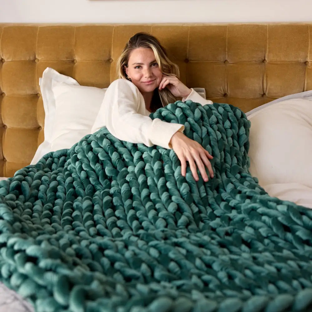 Nuzzie Knit Weighted Blankets For Anxiety Sleep nuzzie-knit-weighted-blankets-for-anxiety-sleep