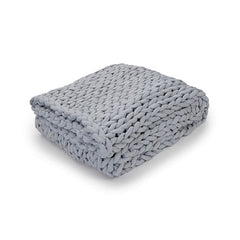Folded Nuzzie blanket #Color_Misty-Grey